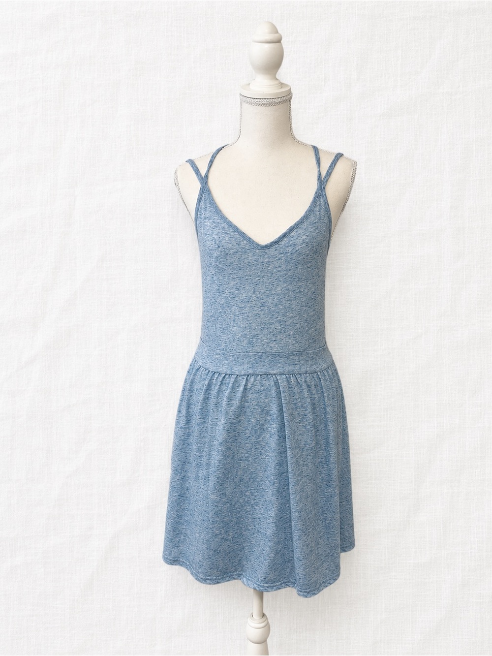 Bench Blue Heathered Double-Strap Sundress